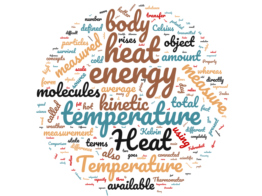Diferencia entre calor y temperatura
