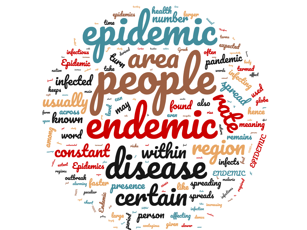 Diferencia entre epidemia y endémica