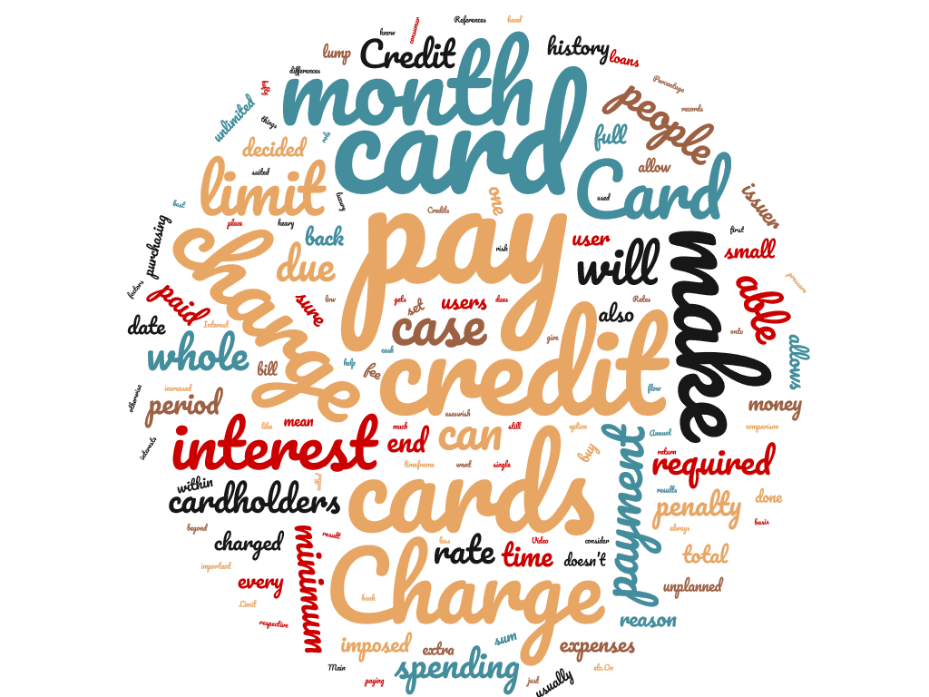 Diferencia entre tarjeta de cargo y tarjeta de crédito