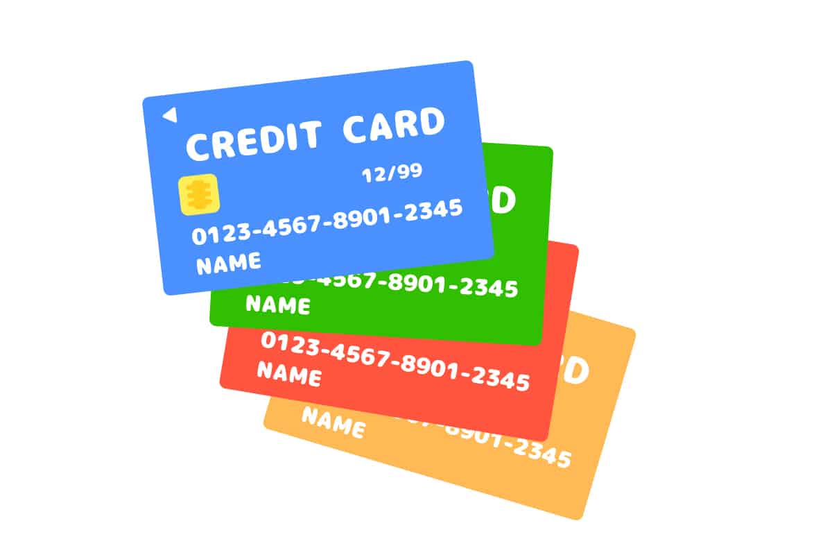 4 tarjetas de crédito