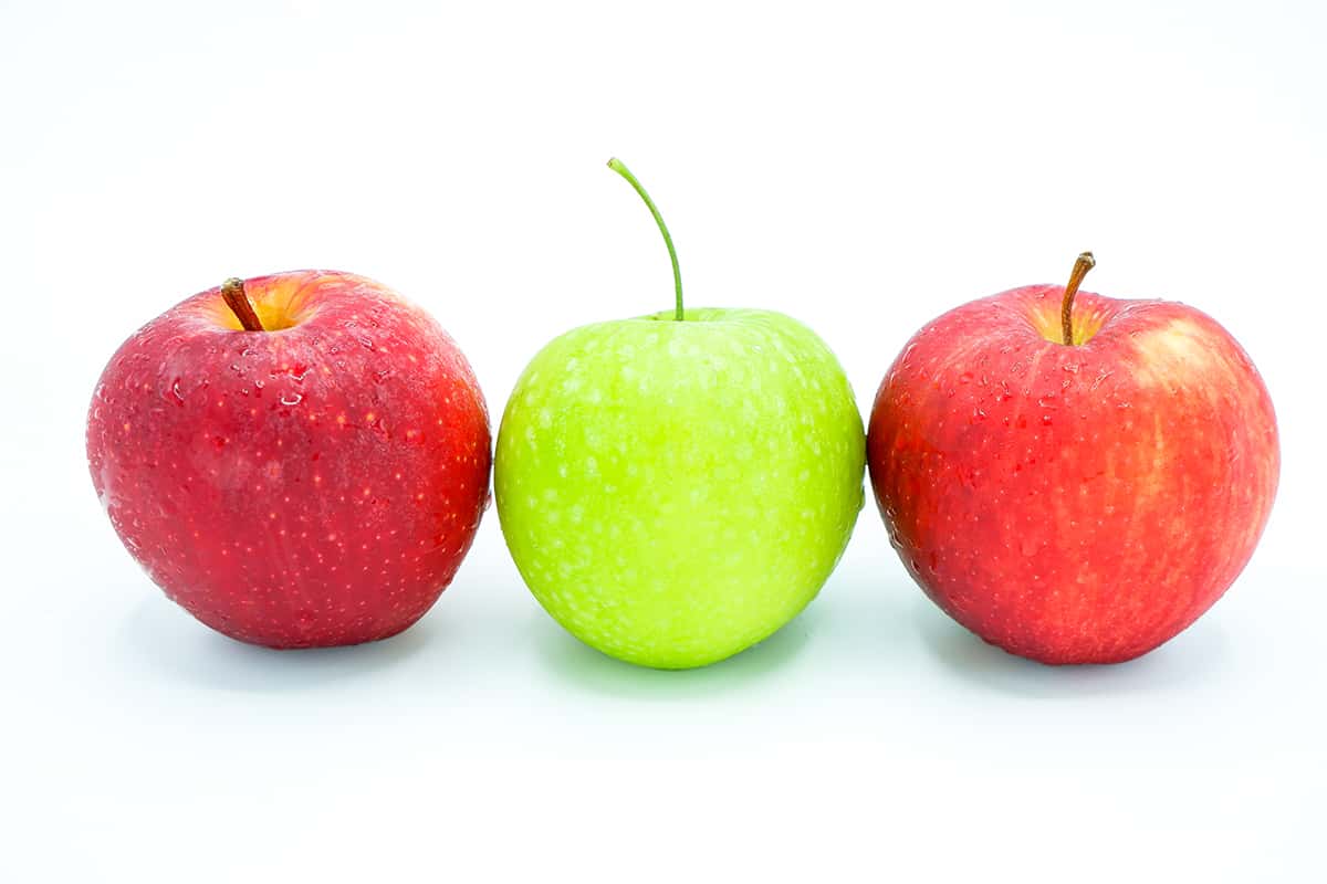 3 manzanas pequeñas